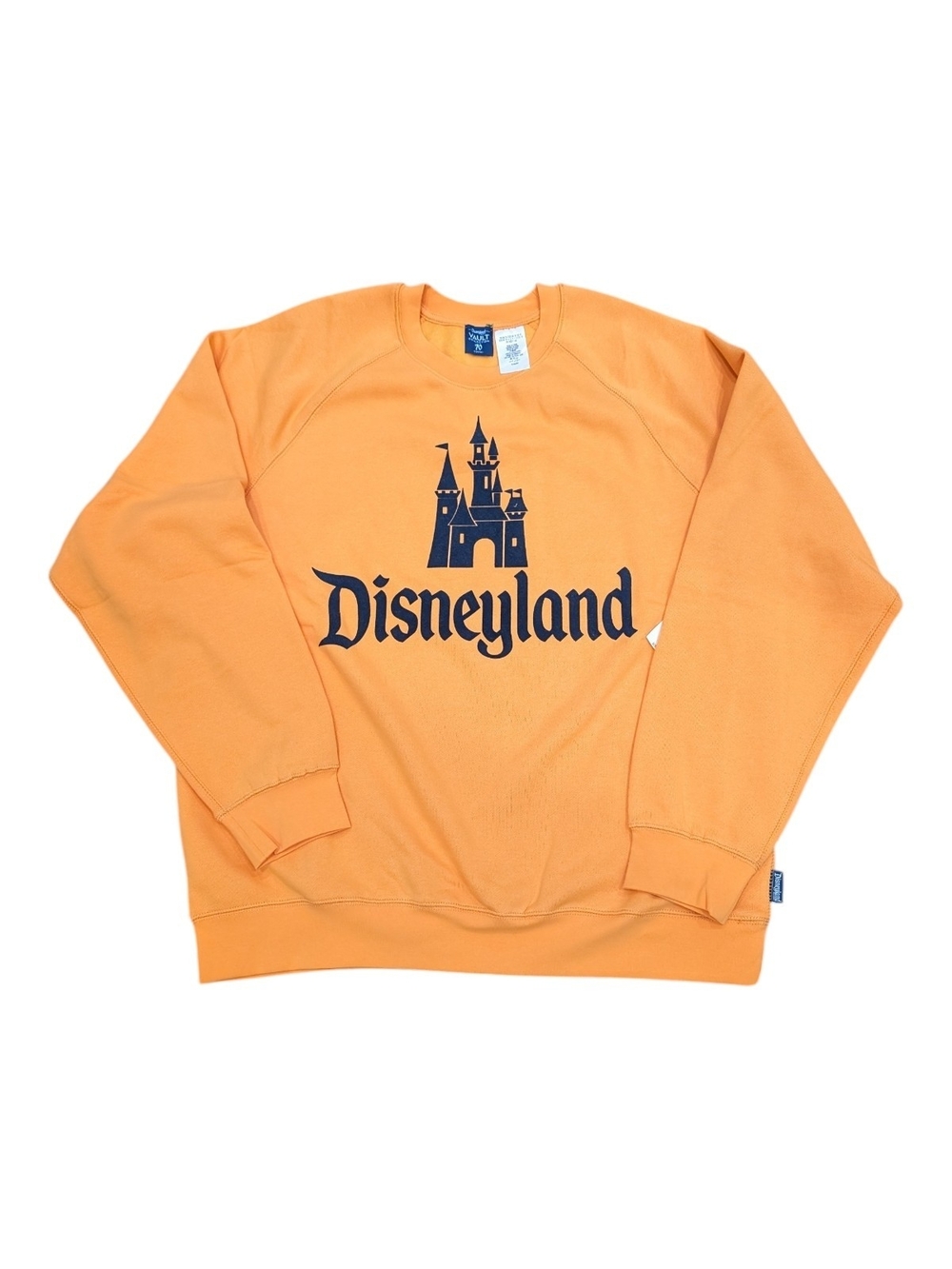 Disneyland Vault Collection 70th Anniversary Orange Crewneck Sweater